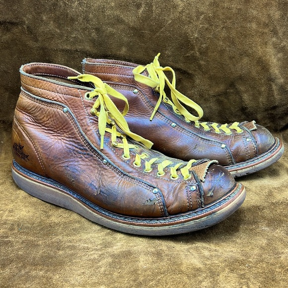 Thorough Good Honey Tone Leather Ankle Boots - Picture 8 of 8